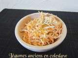 Légumes anciens en coleslaw