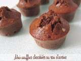 Muffins chocolatés au son d avoine