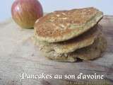 Pancakes au son d'avoine et aux pommes (recette sans oeufs)