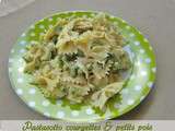 Pastasotto courgettes et petits pois