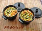 Petits clafoutis salés courgettes & surimi