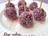 Pop cakes aux biscuits rose de Reims