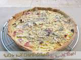 Quiche aux champignons & au jambon