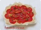 Tarte extra-fine à la tomate (recette Crisp)