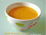 Velouté de carottes au lait de coco