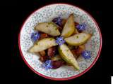 Salade de fruits au thé et amandes