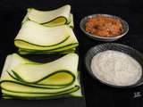 Tagliatelles de courgettes et sauce napolitaine crues