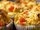 Muffins tomate & feta / Tomato & feta muffins