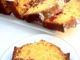 Cake au citron et aux cerises confites(cherry cake)