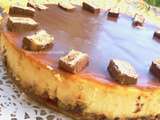 Cheesecake au caramel au beurre salé et snickers