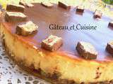 Cheesecake au caramel beurre salé et snickers