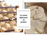 Crème diplomate au praliné