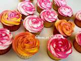 Cupcakes vanille topping chantilly mascarpone aux mures