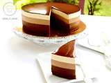 Entremets 3 chocolats ,la recette inratable