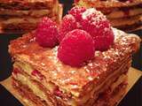 Mille feuilles aux framboises