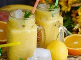 Smoothie mangue et banane sans lait