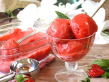 Sorbet à la fraise