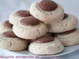 Biscuits amande et chocolat