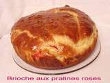 Brioche aux pralines roses