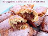 Bugnes farcies au Nutella