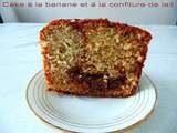 Cake à la banane et à la confiture de lait