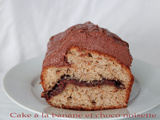 Cake banane et choco noisette