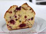 Cake framboise et fruit de la passion