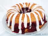 Coffee cake fraise citron