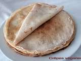 Crêpes véganes