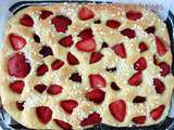 Foccacia aux fraises