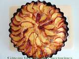 Gâteau brioché aux nectarines