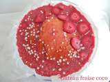 Gâteau coco fraise