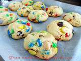 Gros cookies aux m&ms