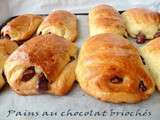 Pains au chocolat briochés