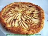 Tarte aux pommes et à la frangipane au tahin