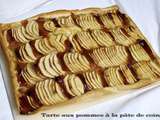 Tarte aux pommes et pâte de coing