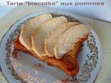 Tarte  biscottis  aux pommes