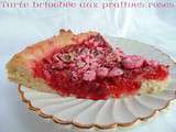 Tarte briochée aux pralines roses