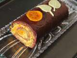 Bûche de Noel à la mandarine