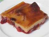 Clafoutis aux prunes rouges sauvages