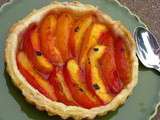 Tarte feuilletée aux nectarines