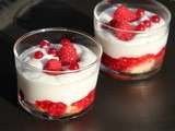 Tiramisu aux framboises