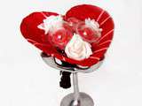 Bouquet de roses en bonbons saint valentin