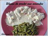 Blancs de poulet aux amandes