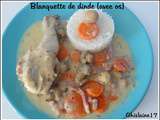 Blanquette de dinde (avec os)