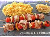 Brochettes de porc à l'espagnole