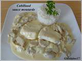 Cabillaud sauce moutarde (+ variante avec crevettes)