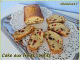 Cake aux fruits confits