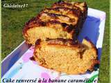 Cake renversé à la banane caramélisée