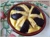 Clafoutis de boudin noir aux pommes